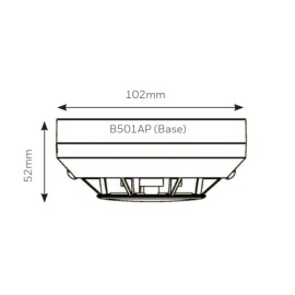 Advanced Intelligent Addressable Photoelectric Smoke Detector HM-PSE-S2