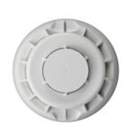 Wireless combined optical-smoke and heat rate of rise detector
